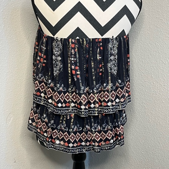 Joie Lyane Boho Convertible Tiered Silk Sz XS Skirt - Picture 3 of 10